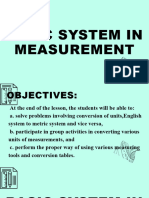 Basic System in Measurement