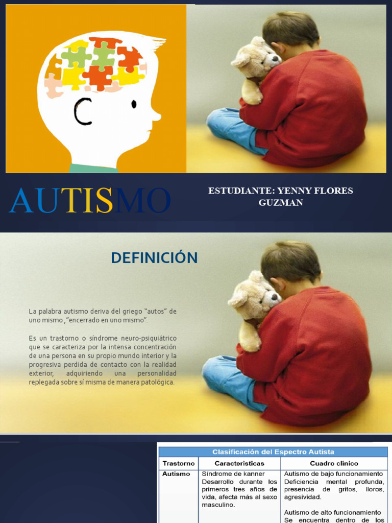 AUTISMO PPTX | PDF | Espectro autista | Desorden hiperactivo y deficit ...