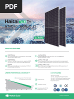 HTM540 560MH5-72: Monofacial High Efficiency Mono PV Module