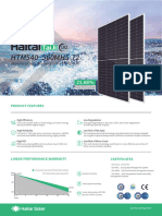 HTM540 560MH5-72: Monofacial High Efficiency Mono PV Module