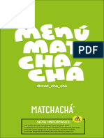 @mat - Cha - Cha: Nota Importante