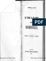 Cât Trebue Să Ştie Oricine Despre Dobrogea Trecutul Prezentul Viitorul Apostol D Culea 1928