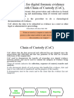 Framework For Digital Forensic Evidence Collection With Chain of Custody (Coc)