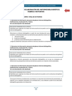 Criterios en La Elaboración Del Informe Bibliográfico