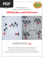 Lab 4 Aldehyde and Ketons