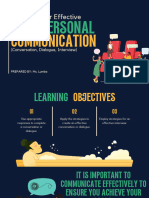 7 - STRATEGIES FOR EFFECTIVE INTERPERSONAL COMMUNICATION