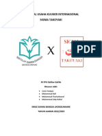 Proposal Usaha Kuliner Internasional