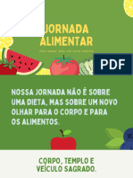 Apresentação Colorida de Alimentação Saudável