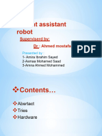 Patient Assistant Robot: Superviserd By: DR: Ahmed Mostafa