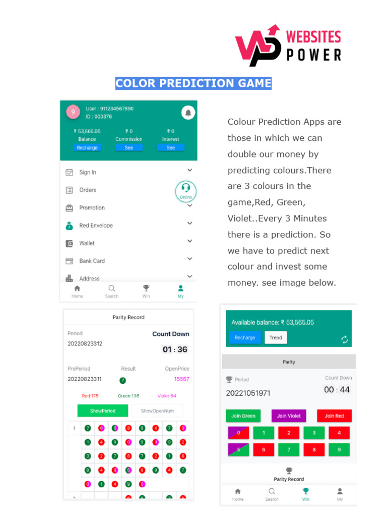 Colour Prediction Game Guide | PDF