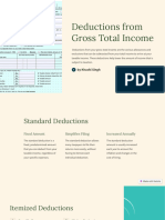 Deductions From Gross Total Income