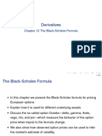 CH 12 The Black-Scholes Formula