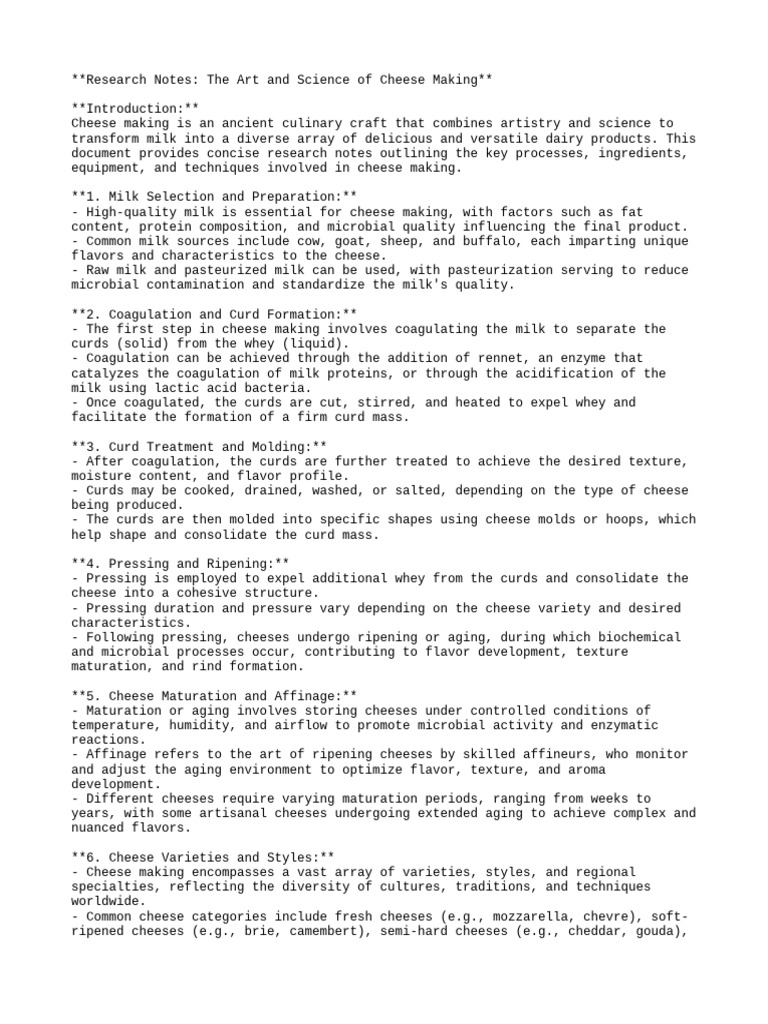 Cheesemaking Pdf Cheese Cheesemaking