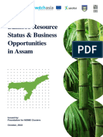 Bamboo Resource Status & Business Opportunities in Assam: Issued By: Foundation For MSME Clusters October, 2022