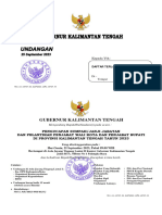 Undangan Pelantikan Pj. Walikota & Pj. Bupati - 2023