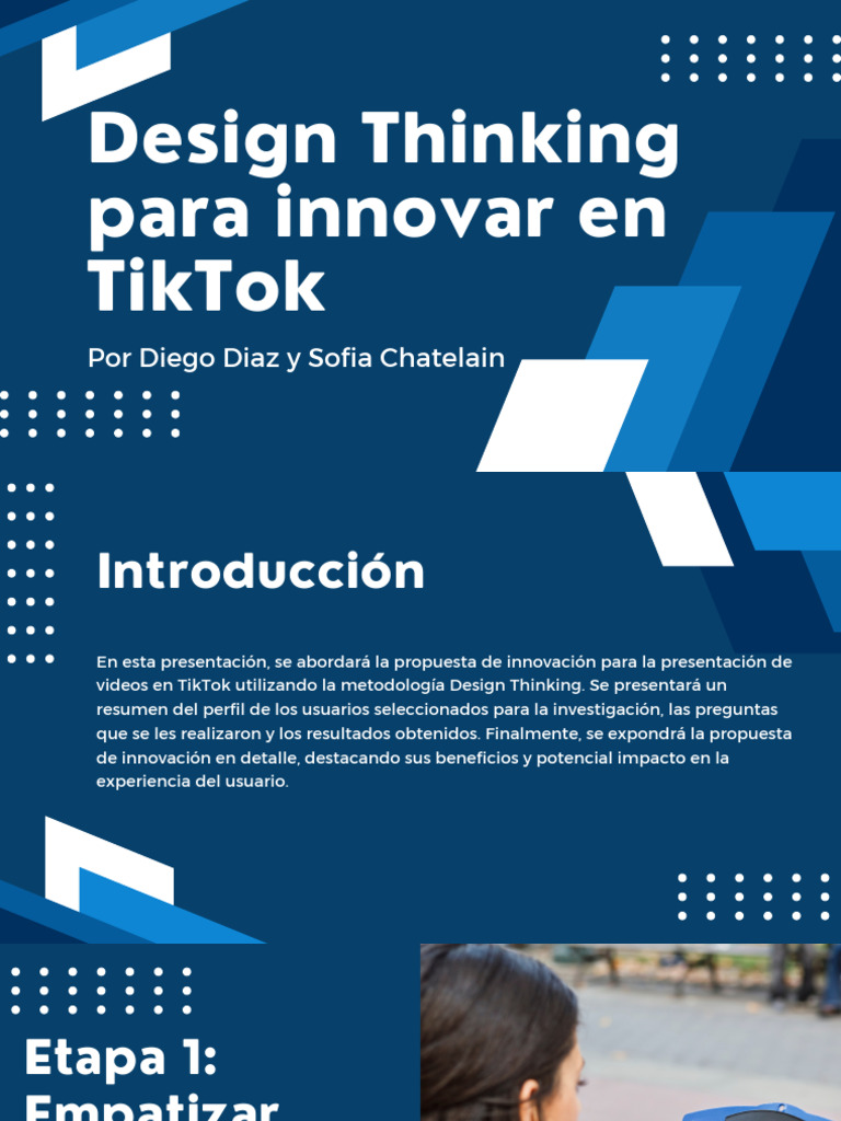 Innovación en TikTok con Design Thinking | PDF | Informática