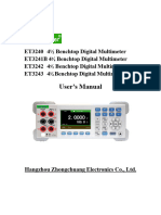 ET32413 Series Benchtop Digital Multimeter User Manual V0