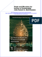 Free Download Agri Waste and Microbes For Production of Sustainable Nanomaterials Kamel A Abd Elsalam Full Chapter PDF