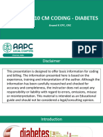 ICD 10 CM Coding - Diabetes