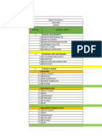 Bill of Quantities