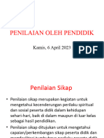 Penilaian Oleh Pendidik