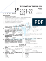 CBSE Sample Paper 2021 2022 IT 10