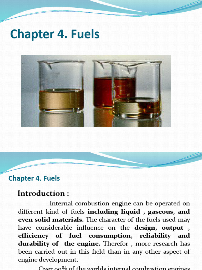 Ch 4 Fuel Pdf Cracking Chemistry Gasoline