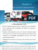 CH 3 Thermodynamic Cycles and Performance of IC Engines