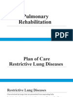 Lecture# 2 PR-Restrictive Lung Diseases Plan