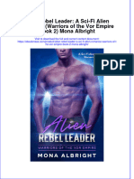 Free Download Alien Rebel Leader A Sci Fi Alien Romance Warriors of The Vor Empire Book 2 Mona Albright Full Chapter PDF