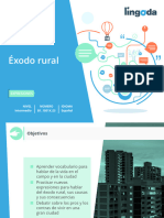 Éxodo Rural: Expresiones