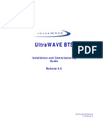 Ultrawave BTS: Installation and Commissioning Guide Release 6.5