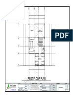 First Floor Plan: A B C D