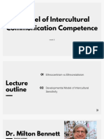 A Model of Intercultural Communication Competence