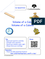Volume of A Cuboid PDF