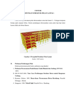 Contoh Perhitungan Struktur Pelat Lantai - Beton Bertulang
