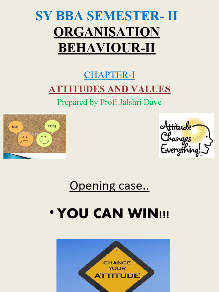 Understanding Attitudes in Organizations | PDF | Job Satisfaction ...