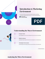 Introduction to Marketing Environment