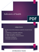 Indicators of Health