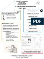 Calendrier D'activitã© 2023-2024 - 2ML