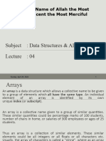 Lecture - 2 (Static Dynamic Arrays)