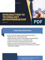 Module 1 - Introduction To Technology Entrepreneur ENT6OO