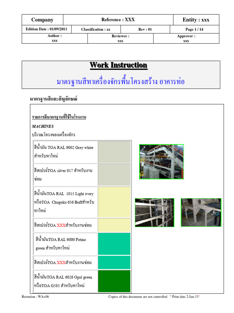 STD - Colour Fac | PDF