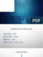 CORRELATIVE CONJUCTION PPT