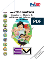 Mathematics 6 Module 7