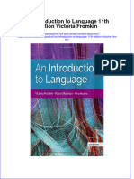 Free Download An Introduction To Language 11Th Edition Victoria Fromkin Full Chapter PDF