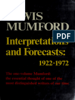 Interpretations and Forecasts 1922-1972 (Lewis Mumford)