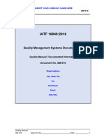 IATF 16949:2016: Quality Management Systems Documentation