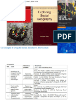 C1. Conceptul de Geografie Socială. Introducere. Teorii Sociale
