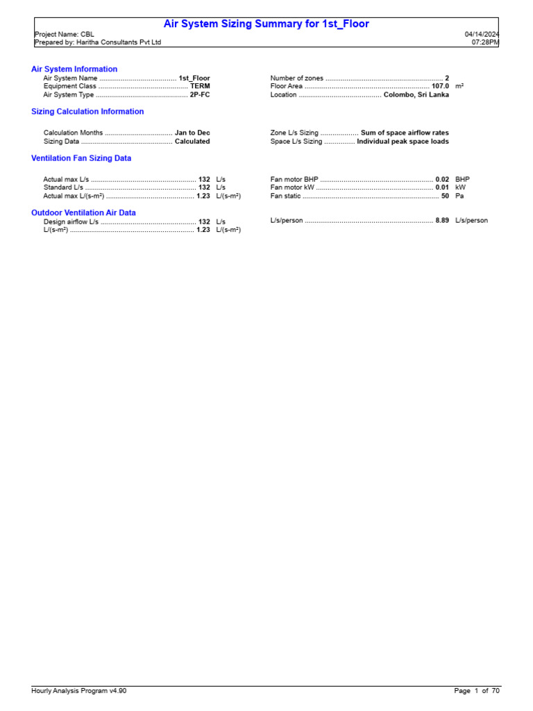 Systems Design Report CBL | PDF | Ventilation (Architecture) | Building ...